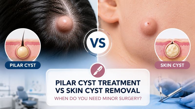 Pilar Cyst vs Skin Cyst: When Do You Need Surgery?