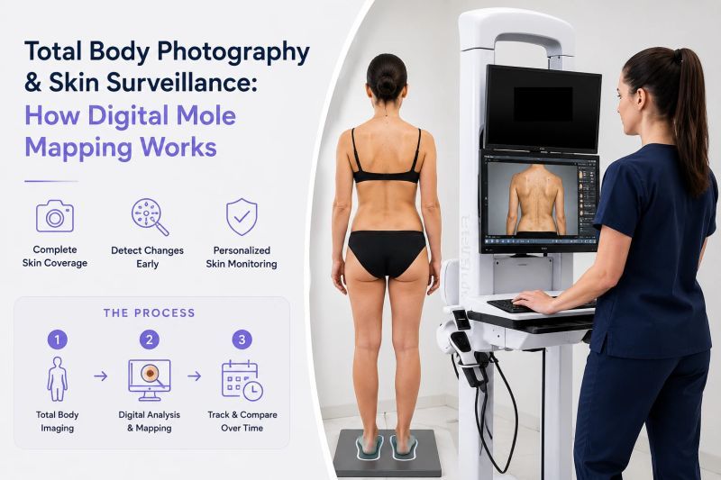 Digital skin imaging equipment used for total body photography and mole mapping in London, Ontario